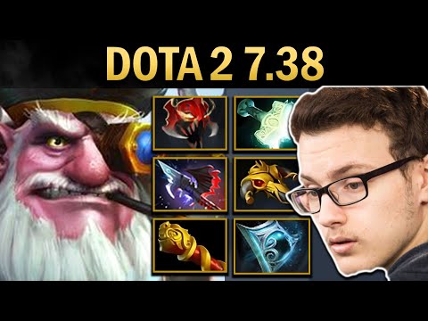 Sniper Gameplay Miracle with Mjolnir and Madness - Dota 2 7.38