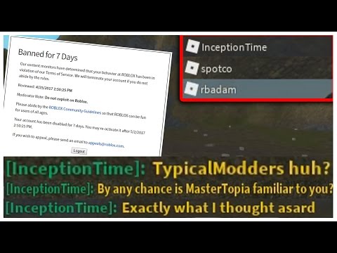 ROBLOX ADMIN THREATENS ME?!?!|TRY TO GET BANNED CHALLENGE|ROBLOX EXPLOITING #56