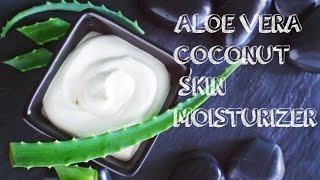 DIY 3-Ingredient Coconut-Aloe Vera Skin Moisturizer
