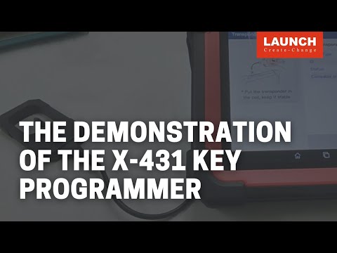 The demonstration of the X-431 Key Programmer | LAUNCH
