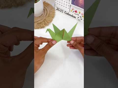 How to fold origami flapping crane | Origami Flapping Bird | Art beats