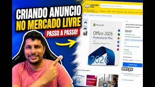 Criando Anuncio Office 2026 no Mercado Livre