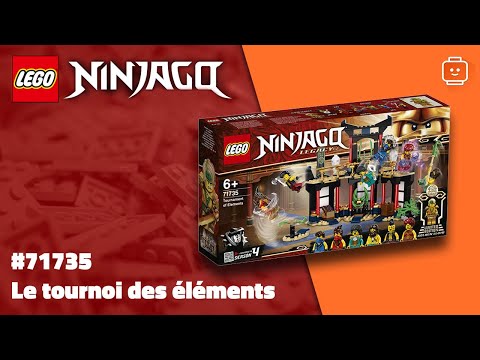 Vidéo LEGO Ninjago 71735 : Le tournoi des éléments