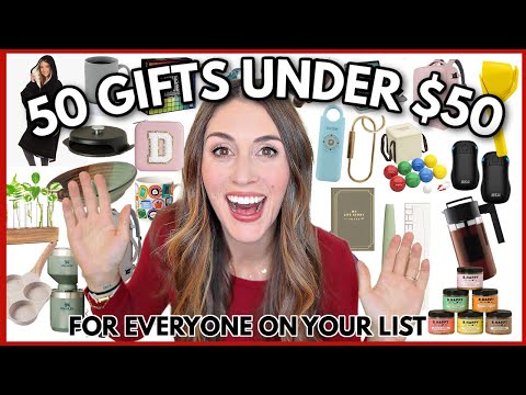 50 Gifts Under $50 for everyone on your list (you've gotta see these!)