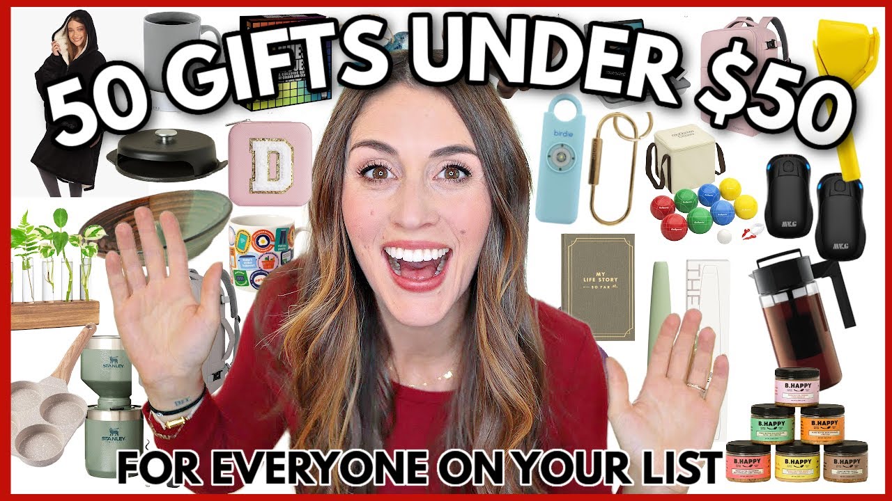 50 Gifts Under $50 for everyone on your list (you've gotta see these!)