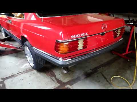 Changed Ignition cap, rotor and plugs. Mercedes-Benz W126 coupe