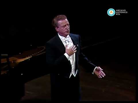 Concierto del MAESTRO ALFREDO KRAUS  en el teatro Colón de Buenos Aires (Año 1989 a los 62 años)