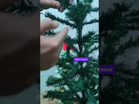 Green pvc pine christmas tree, size: 2ft