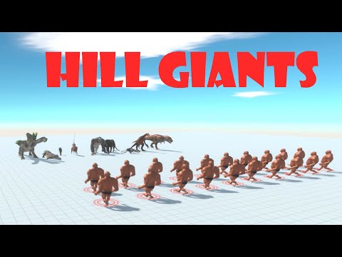 20 HILL GIANTS Against The Best Units - Animal Revolt Battle Simulator