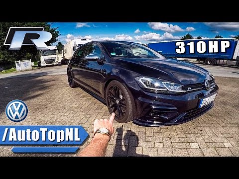 2018 VW GOLF R REVIEW POV on AUTOBAHN & FOREST ROADS by AutoTopNL