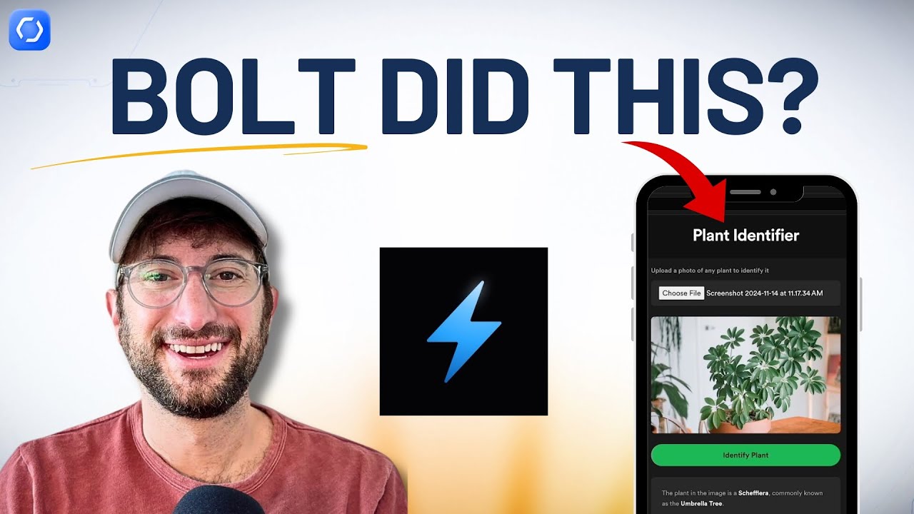 Bolt tutorial: watch me build a plant identifier app in minutes using AI (+ useful Bolt tips)