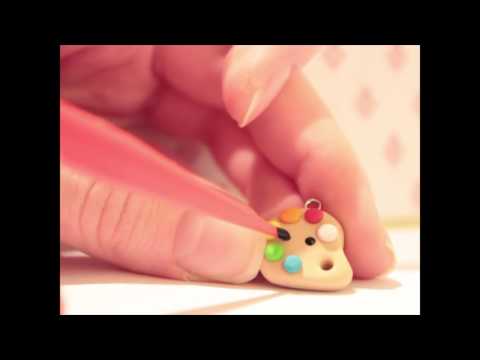 ◕‿‿◕ Paint Palette! Kawaii Friday 57 Tutorial in Polymer Clay