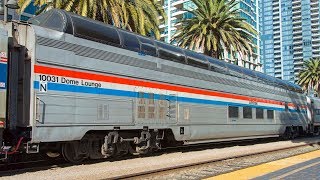 4K - Ridin' in the Sky: Timelapse on Amtrak's Ocean View Dome Car on the Pacific Surfliner