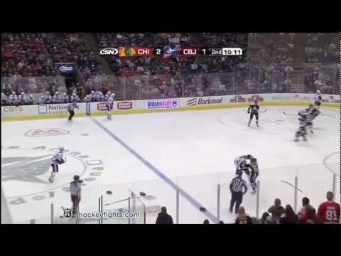 Jimmy Hayes vs Derek MacKenzie Feb 18, 2012
