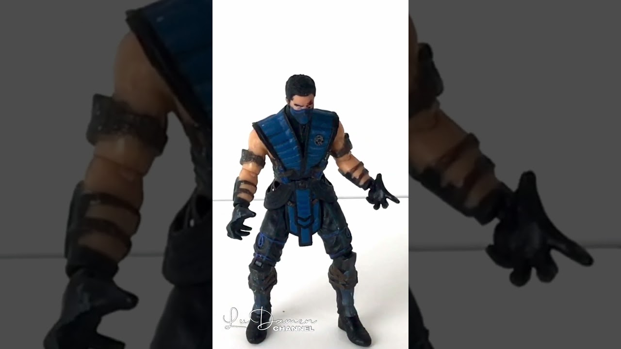 MORTAL KOMBAT SUB-ZERO 1/18 CUSTOM  #shorts #mortalkombat #subzero #customfigure #118scale