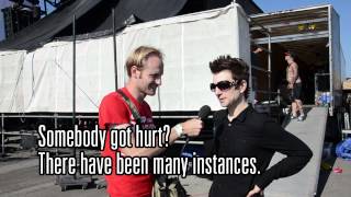 Interview with Justin Sane of Anti-Flag at Warped Tour 2012 by The Scene Report