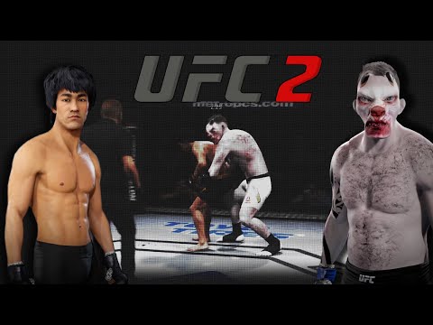 Bruce Lee vs. Albino Minotaur - EA sports UFC 2