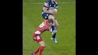 Liam Williams 1st Yellow Card - Cardiff Blues v Scarlets 20th April 2014