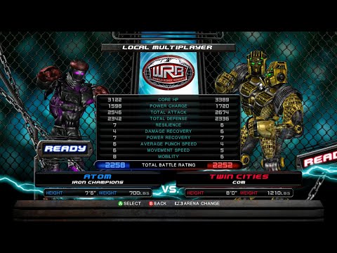 REAL STEEL THE VIDEO GAME - ATOM vs TWIN CITIES