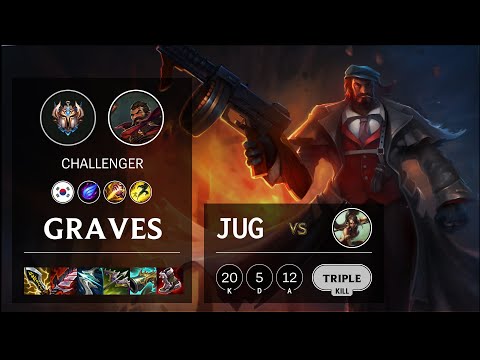 Graves Jungle vs Nidalee - KR Challenger Patch 11.1
