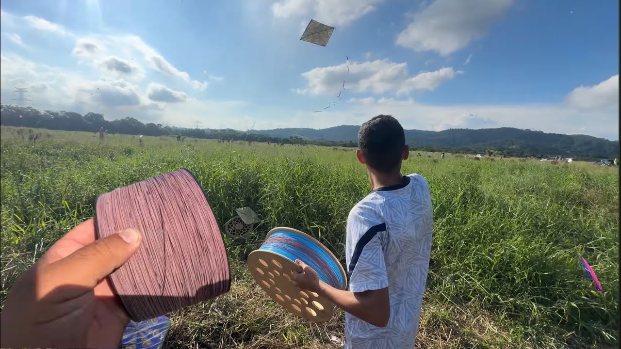 TESTE DA LINHA 6 CABOS COM 5 PASSADAS - FESTIVAL DE PIPA 🪁 