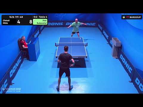 10:20 Oleksii Mitla - Ihor Sukovatyi 05.09.2023 TT Euro.Cup Ukraine Master. TABLE 4
