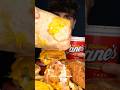 GIANT Chipotle Burrito Canes Sauce Asmr Mukbang