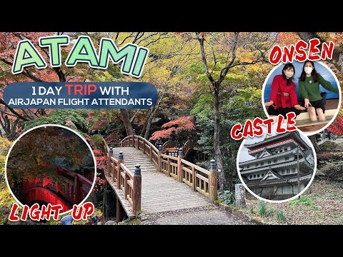 【Vol6:Atami】Footbath in castle!? And amazing Autumn view【1DAY-Sightseeing】