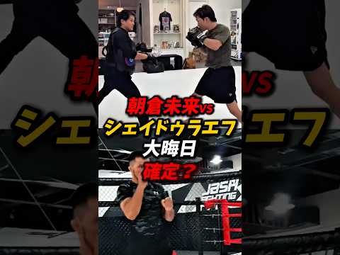 朝倉未来vsシェイドゥラエフはほぼ確定？ #朝倉未来 #rizin #平本蓮