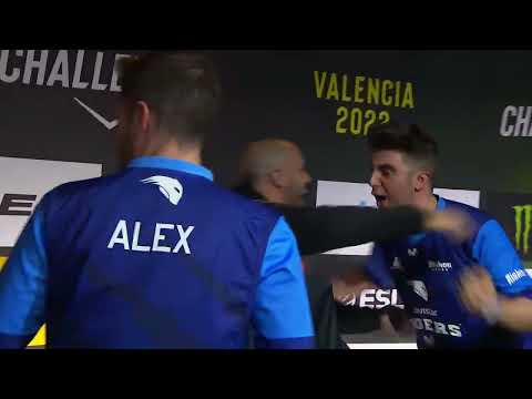 Movistar Riders emotions after defeating Outsiders and winning ESL Challenger Valencia