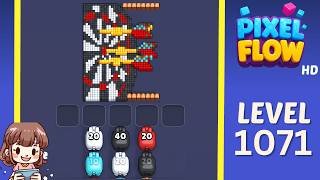 Pixel Flow Level 1071 Solution Walkthrough