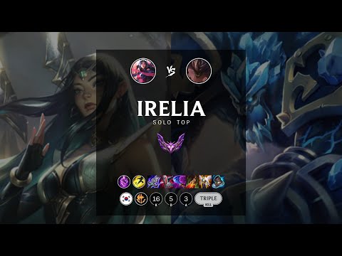 Irelia Top vs Malphite - KR Master Patch 12.19