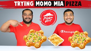 Unboxing and Testing Momo Mia Pizza From Pizza Hut | Viwa Food World