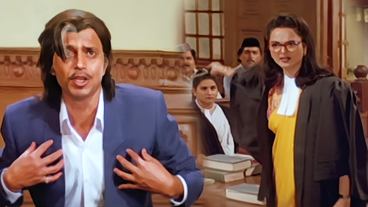 Rekha Ne Mithun Da Par Jhute Aarop | Ladaai Movie Best Scene