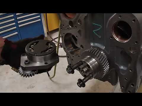 Cummins ISL ISC gerotor type oil pump install
