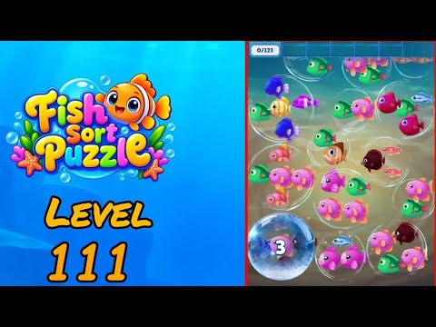 Fish Sort Puzzle Level 111 Walkthrough thumbnail