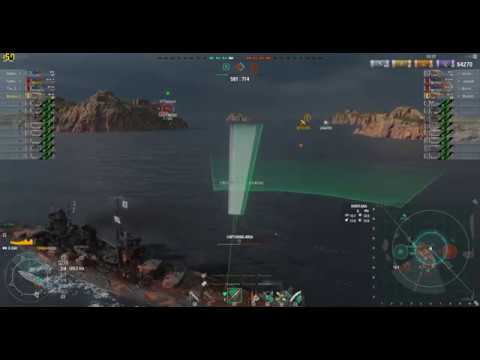 World of Warships - Zao - Torps in action