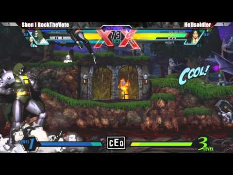 UMVC3 Shen I RockTheVote vs Hellsoldier - CEO 2012 Tournament