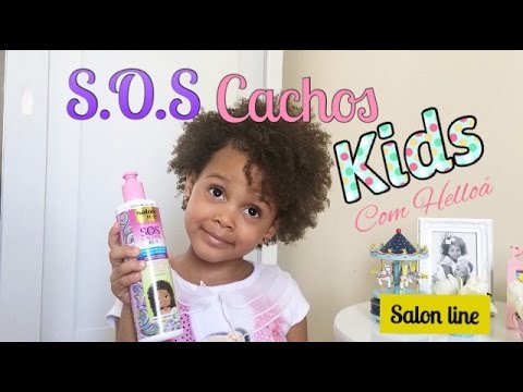 Salon Line Infantil Sos Cachos Kids Shampoo Cond Cr Pent Mercado Livre