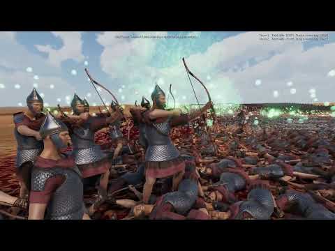 1,00,000 Roman Archer Vs 1,00,000 Ghost - UEBS2 - Ultimate Epic Battle Simulator 2