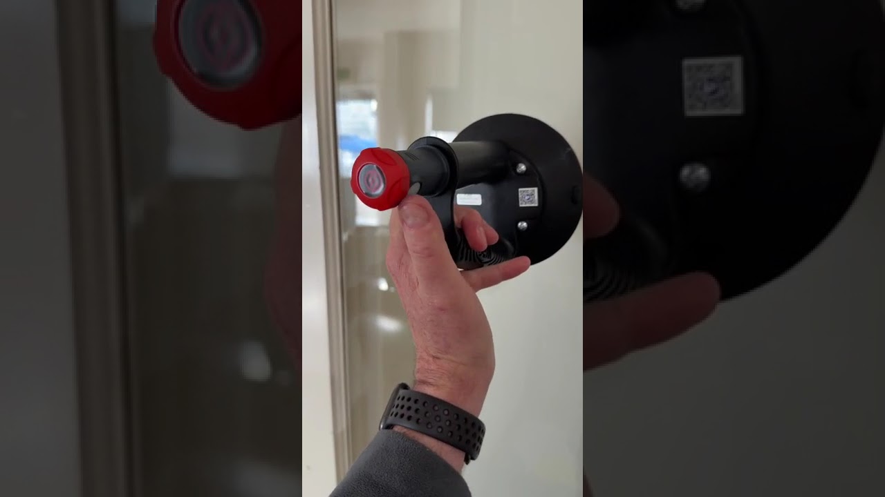 Equalizer WPG 150mm Angle-Grip Suction Cup used with the Equalizer PRP21 PowerPump Vacuum Cup Plunger