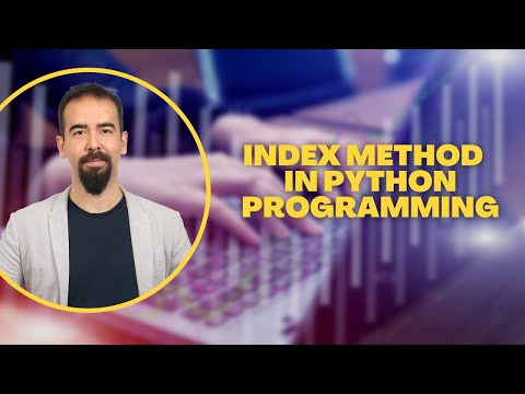 62 Index Method In Python Programming