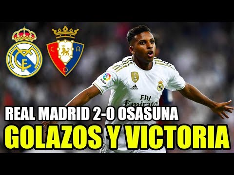REAL MADRID 2-0 OSASUNA | GOLAZOS DE VINICIUS Y RODRYGO PARA PONERNOS LÍDERES | RESUMEN