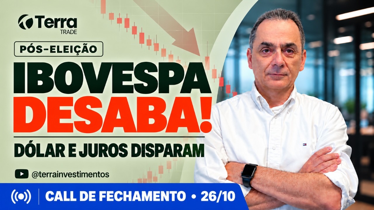 📉 Ibovespa desaba após eleição de Lula! Dólar dispara | Call de Fechamento 26/10/26