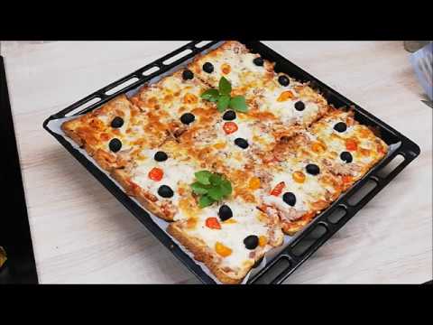 PIZZA PAIN DE MIE AU THON TRÈS FACILE ✔