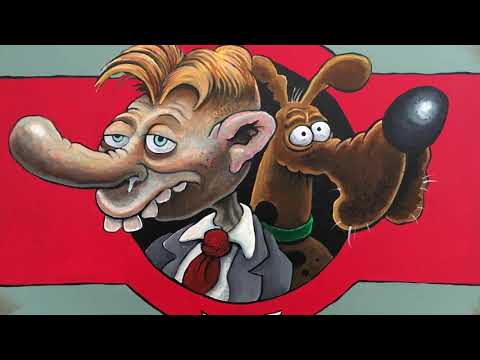 Def P painting "Ode aan Joop Klepzeiker" (Dragunov "Hornasty")