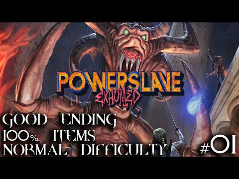 PowerSlave: Exhumed (PC) - Normal Difficulty Playthrough - 100% Items - Good Ending - 1 Of 3