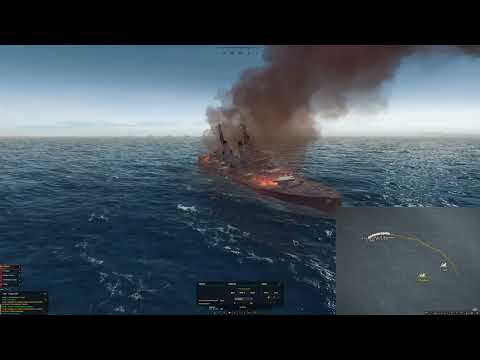 5 German Super Ships Vs 2 British Super Ships | War On The Sea - The Return 👀