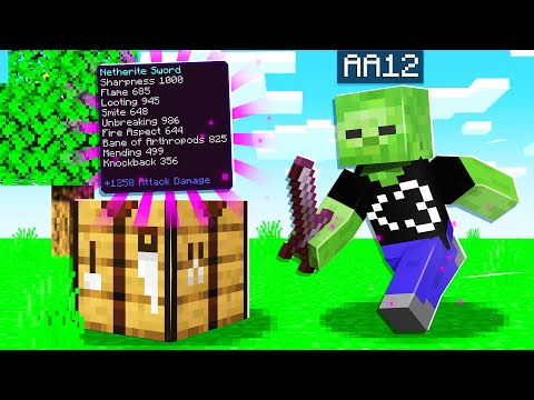 OP HACKED ENCHANTMENTS in Minecraft! (Overpowered)