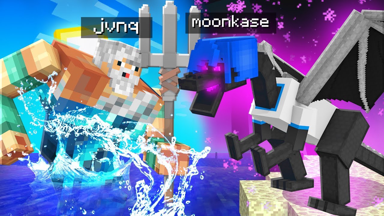 JOTINHA POSEIDON vs DRAGÃO | MINECRAFT MAPA DOS INSCRITOS